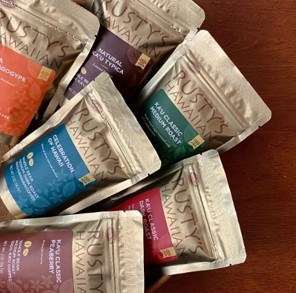 Rusty's Hawaiian 4oz Coffee Bags
