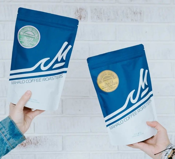 Mahalo Coffee Roasters 12oz Coffee Bag