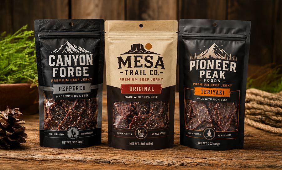Custom Beef Jerky Bags: Barrier Films, Bag Styles, and What Actually Works thumbnail
