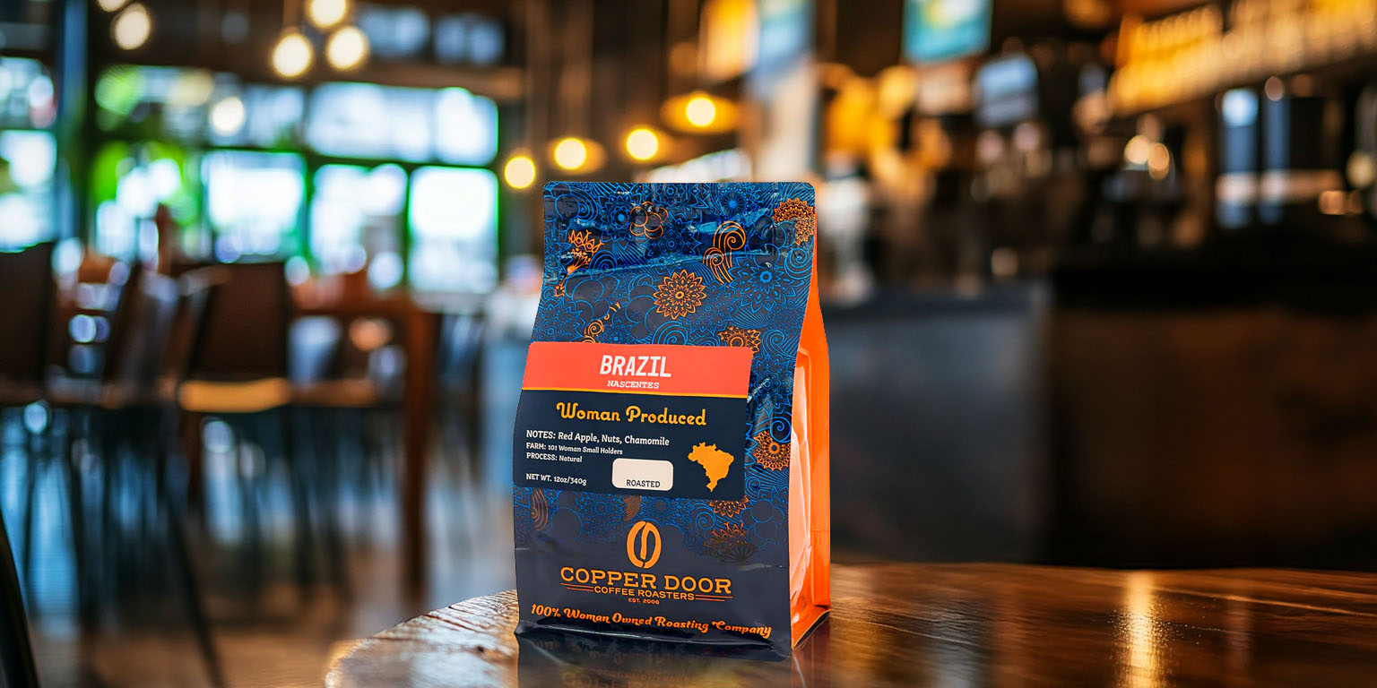 Brazil Coffee Bag Copper Door