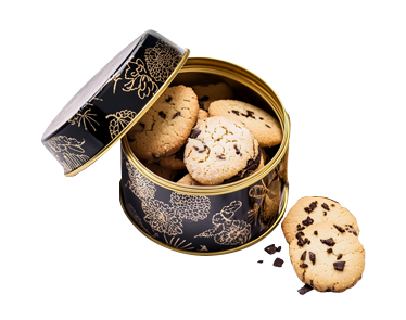 Cylindrical Cookie Tins card
