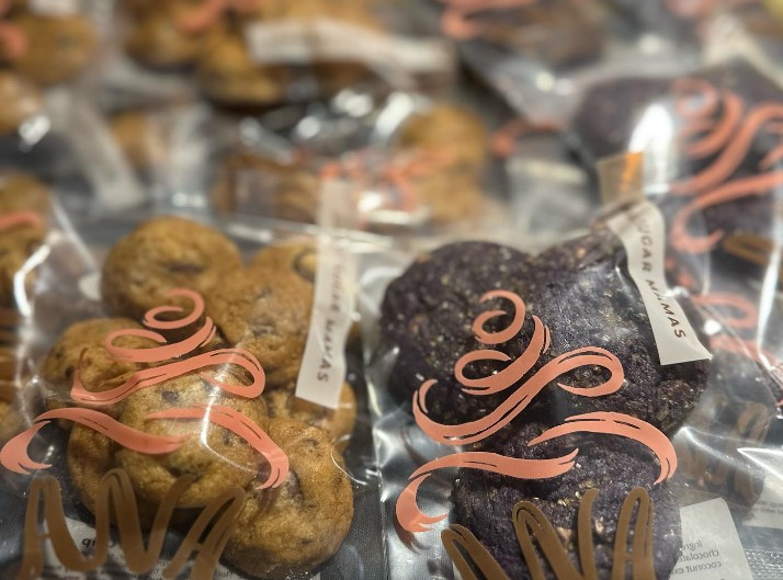Maui Sugar Mamas' individually wrapped cookies.